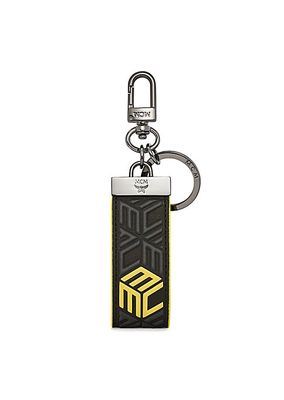 Cubic Logo Leather Charm