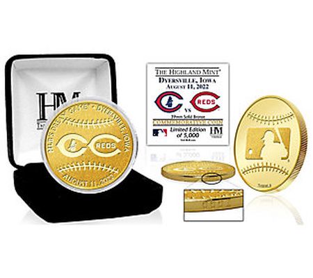 Cubs vs Reds Field Of Dreams 2022 Bronze Mint C oin
