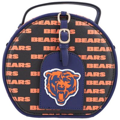 CUCE Black Chicago Bears Repeat Logo Round Bag
