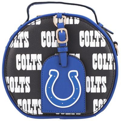 CUCE Black Indianapolis Colts Repeat Logo Round Bag