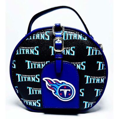 CUCE Black Tennessee Titans Repeat Logo Round Bag