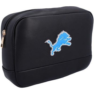 CUCE Detroit Lions Cosmetic Bag in Black
