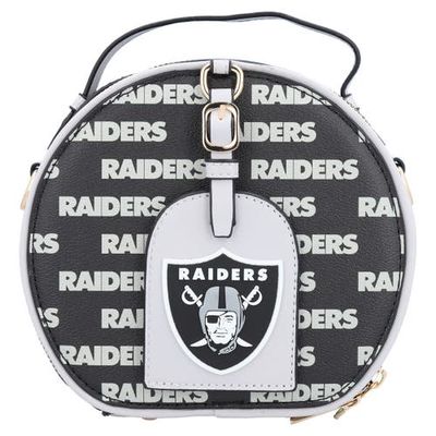 CUCE Las Vegas Raiders Repeat Logo Round Bag in Black