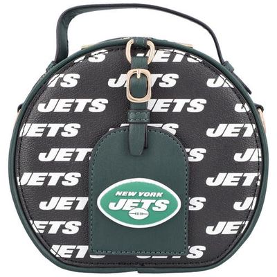 CUCE New York Jets Repeat Logo Round Bag in Black