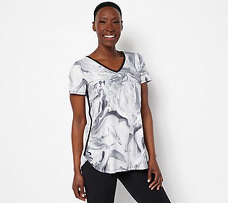 Cuddl Duds Flexwear V-Neck Top