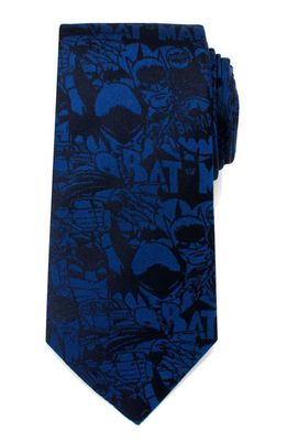 Cufflinks, Inc. 'Batman' Silk Tie in Blue 