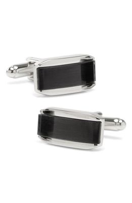 Cufflinks, Inc. Cat's Eye Cuff Links in Dark Gray Cats Eye 