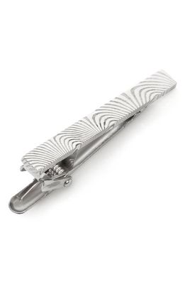 Cufflinks, Inc. Damascus Stainless Steel Tie Clip in Silver 