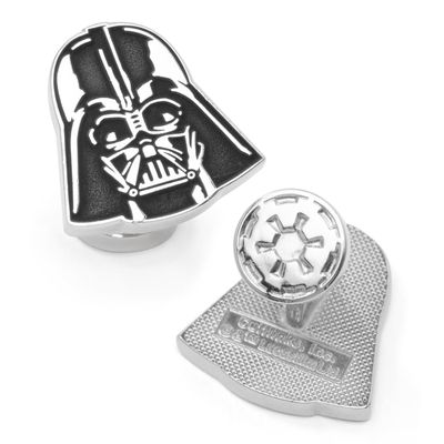 Cufflinks, Inc. Men's Recessed Matte Darth Vader Head Cufflinks in