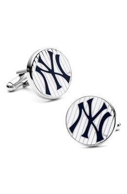 Cufflinks, Inc. 'New York Yankees' Cuff Links in White/Blue 