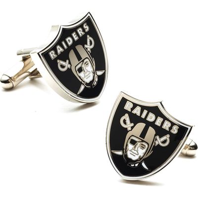 Cufflinks, Inc. 'Oakland Raiders' Cuff Links in Black/White/Silver 