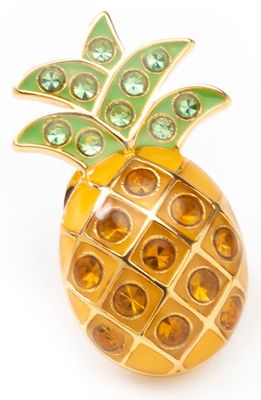 Cufflinks, Inc. Pineapple Lapel Pin in Gold 