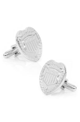 Cufflinks, Inc. Police Badge Cuff Links in Silver 