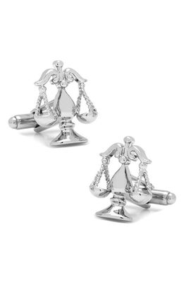 Cufflinks, Inc. Scales Of Justice Cuff Links in Silver 