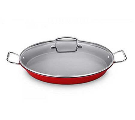 Cuisinart 15" Paella Pan with Glass Lid