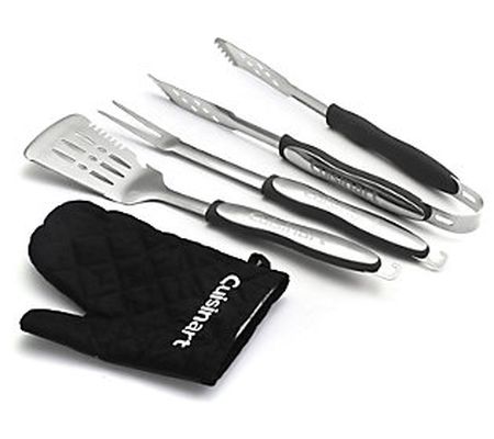 Cuisinart 3-Piece Grilling Tool Set with Grill Gloves