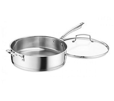 Cuisinart 6 Quart Saute Pan with Helper Handle and Cover