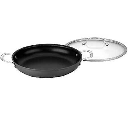 Cuisinart Contour Hard-Anodized 12" Pan with Gl ass Lid