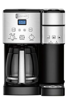 Cuisinart K-Cup & Carafe Combo Coffee Brewer in Silver