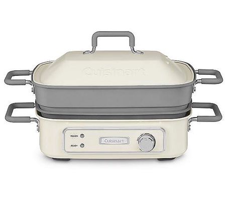 Cuisinart Stack5 Multifunctional Grill With Gla ss Lid