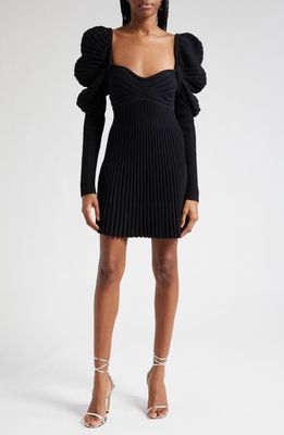 Cult Gaia Adelie Knit Dress in Black
