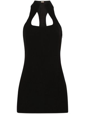 Cult Gaia Akaia high-collar minidress - Black