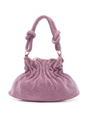 Cult Gaia Bara crystal-embellished shoulder bag - Pink