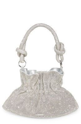 Cult Gaia Bara Mini Embellished Shoulder Bag in Silver