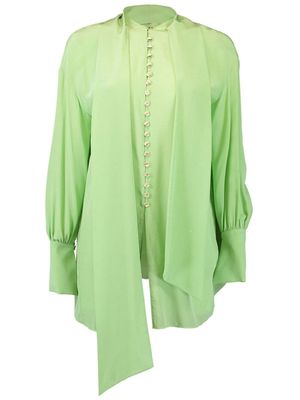 Cult Gaia Briar silk blouse - Green