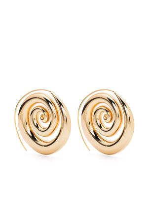 Cult Gaia Cassia spiral earrings - Gold