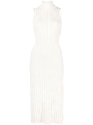 Cult Gaia cut-out detail knitted dress - White