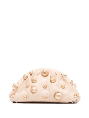 Cult Gaia Jaala stud-embellished clutch bag - Neutrals
