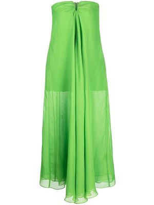 Cult Gaia Janelle strapless gown - Green