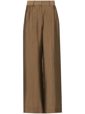 Cult Gaia Janine wide-leg trousers - Brown