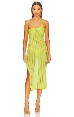 Cult Gaia June Knit Coverup in Yellow