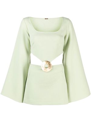 Cult Gaia Kehlani cut-out detail mini dress - Green