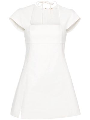 Cult Gaia Leonora stretch-cotton minidress - White