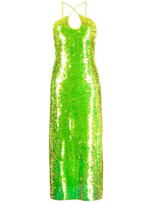 Cult Gaia Lily sequin dress - Yellow