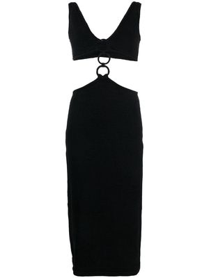 Cult Gaia Mert ring-detail dress - Black