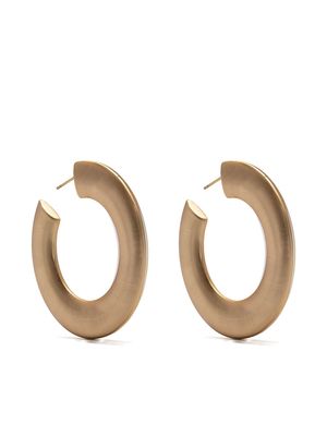 Cult Gaia Mira large hoop earrings - Gold