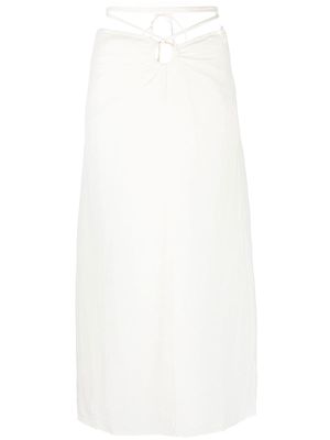 Cult Gaia Nell midi skirt - White