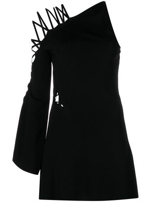 Cult Gaia Nuru one-shoulder dress - Black
