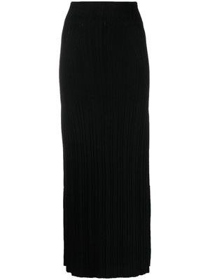 Cult Gaia Ozzy ribbed-knit skirt - Black