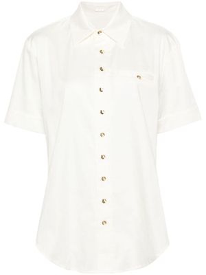 Cult Gaia Rayn short-sleeved shirt - White