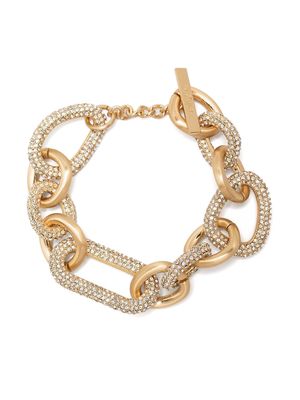 Cult Gaia Reyes crystal-chain anklet - Gold