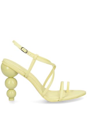 Cult Gaia Robyn 95mm sculptural-heel sandals - Yellow