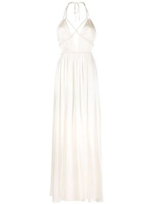 Cult Gaia Salee open-back gown - White