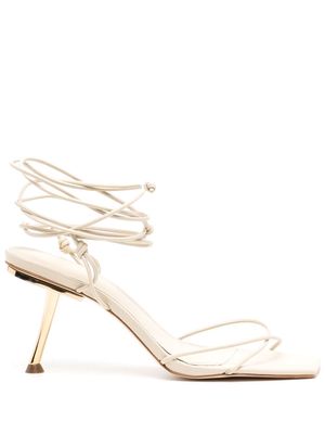 Cult Gaia Sanam strappy heeled sandals - White