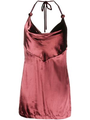 Cult Gaia Sandry velvet minidress - Purple