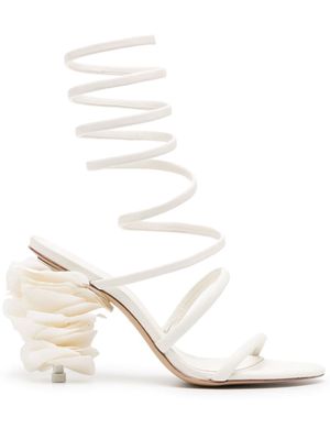 Cult Gaia spiral-design sandals - White